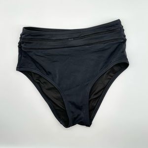 Victoria Secret High Waisted Bikini Bottoms Mesh Cutouts